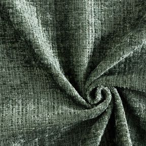 Bekledingsstof Chenille Effen – donkergrenen, 