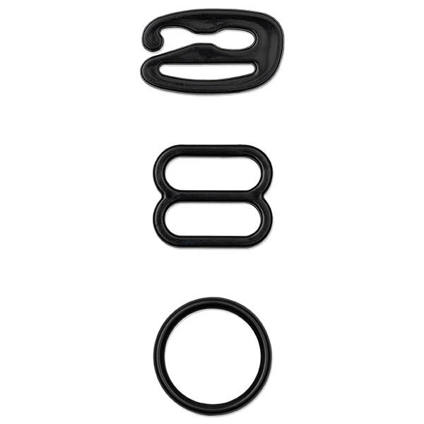 BH-accessoire [ Afmetingen:  14 mm ] | Prym – zwart,  image number 2