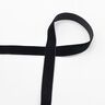 Fluweelband Effen [15 mm] – zwart,  thumbnail number 1