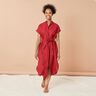 Linnen stof Ramee mix medium – rood,  thumbnail number 3
