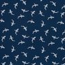 Katoenjersey Haai silhouet – marineblauw,  thumbnail number 1