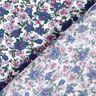 Blousestof kleine boeketten bloemen – wit/lila,  thumbnail number 4