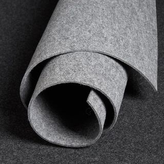 Vilt 100 cm / 4 mm dik – lichtgrijs, 