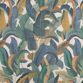 Decostof Half panama Bananenbladeren &ndash; blauwgrijs/licht taupe, 