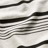 Gebreide jacquard onregelmatige strepen – ecru/zwart,  thumbnail number 3