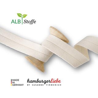 Bio boordstrook Edge Me [ 3,2 cm ] | Albstoffe – ecru, 
