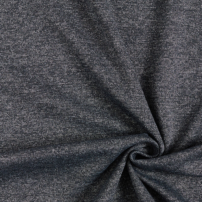 Gemeleerde piqué jersey – nachtblauw,  image number 1