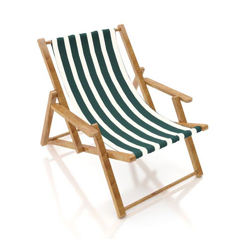 Outdoorstof Acrisol Listado – ecru/donkergroen,  image number 7