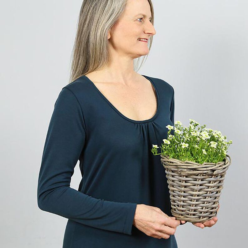 MEVROUW VLIELAND Jerseyjurk met ronde halslijn | Studio Schnittreif | XS-L, image number 5
