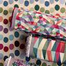 Decostof Gobelin Golvende stippen – lichtbeige/blauw,  thumbnail number 5