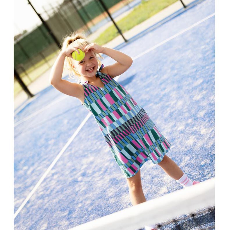 Katoen-viscosemix wilde strepen | Poppy Fabrics &ndash; riet/pink,  image number 7