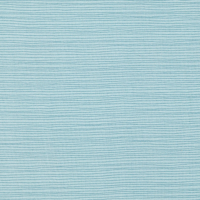 Katoenjersey smalle strepen – duifblauw,  image number 1