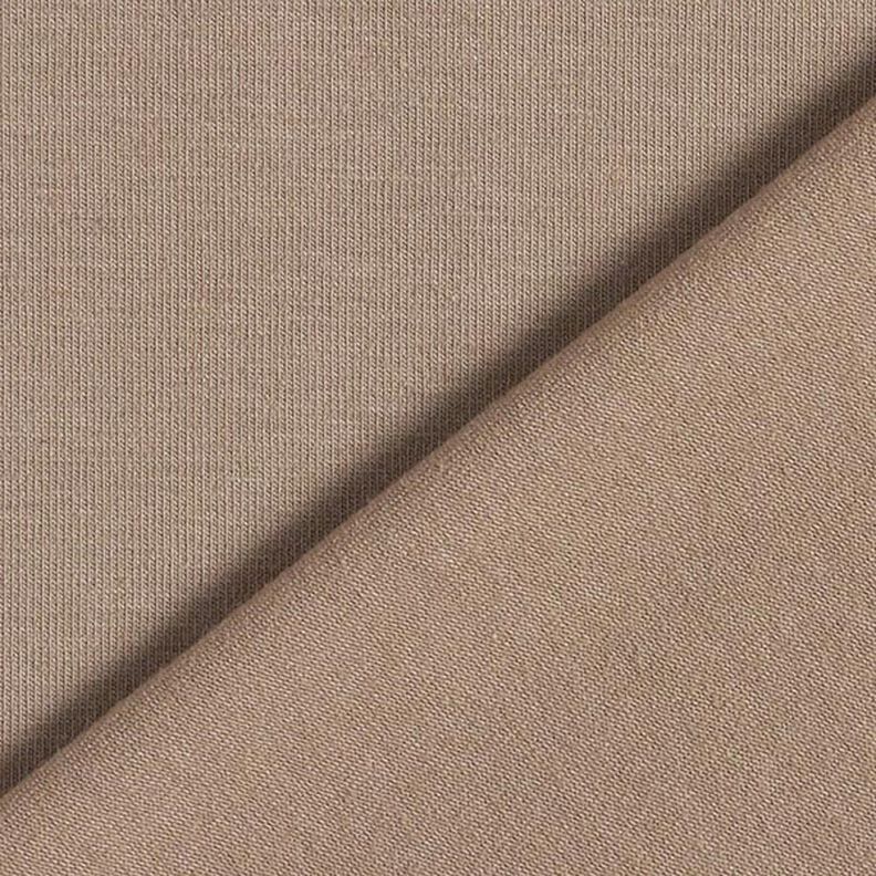 Katoenjersey medium effen – taupe,  image number 3