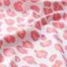 Badpakstof luipaardprint – wit/roze,  thumbnail number 2