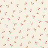 Katoenjersey kleine kersen – lichtbeige,  thumbnail number 1