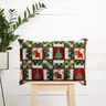 Katoenen stof popeline kleurrijke kerst – groen,  thumbnail number 8