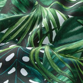 Decostof Half panama Palmbladeren – groen, 