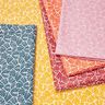 Gecoate katoen abstracte minibladeren – zonnegeel/wit,  thumbnail number 6