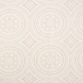 Decostof Canvas Mandala – natuur/wit, 