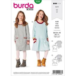 Jurk, Burda 9286 | 104-146, 