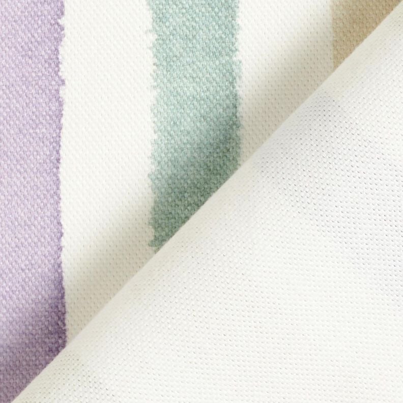 Decostof Half panama Aquarel strepen – ivoor/eucalyptus, image number 4