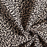 Meubelstof jacquard abstract luipaardmotief groot – zwart/zand,  thumbnail number 3
