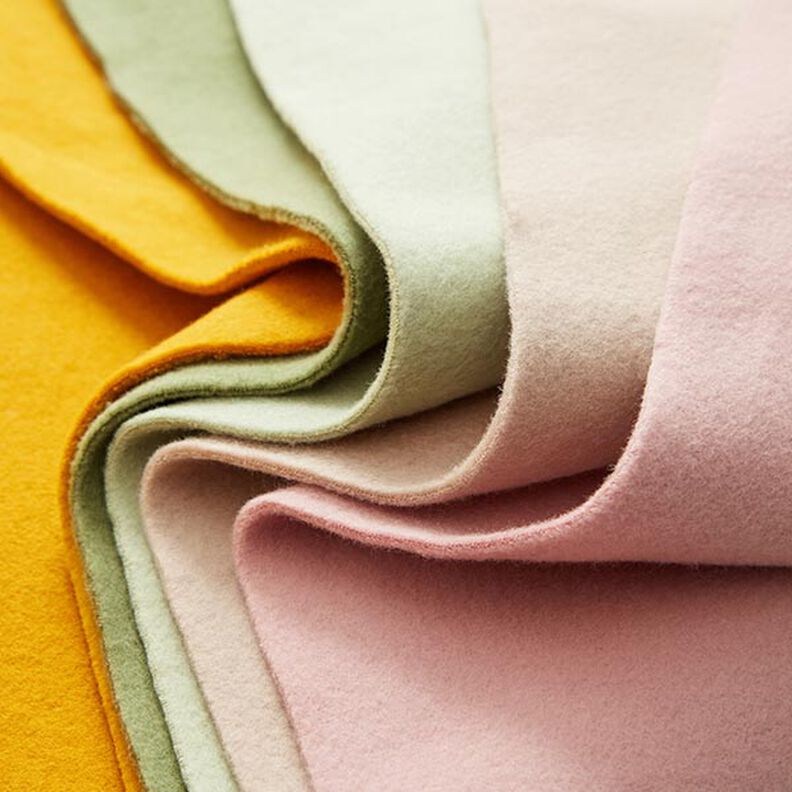 Katoenfleece Effen – riet,  image number 6