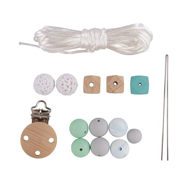 Set Fopspeenketting | Rayher – mintgroen, image number 2