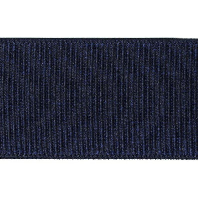 Gebreide boordstof - marineblauw,  image number 1