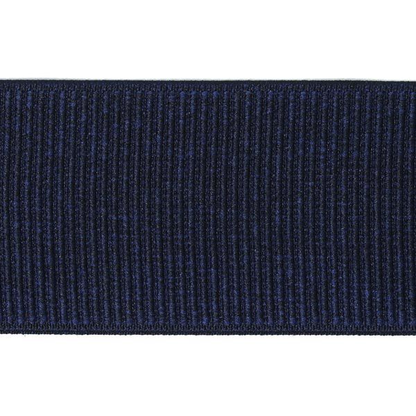 Gebreide boordstof - marineblauw,  image number 1