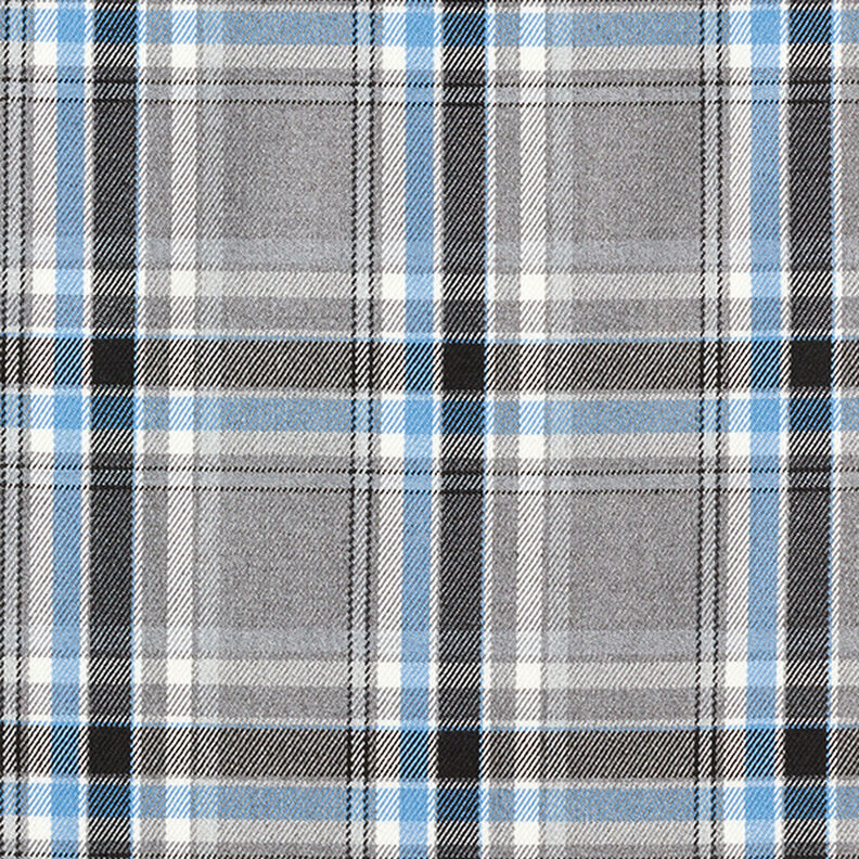 Broekenstretch Schotse ruit – grijs/zwart,  image number 1
