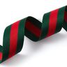Geweven strepen [40 mm] – groen/rood,  thumbnail number 2