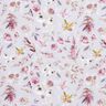 Ribjersey delicate wilde bloemen digitale print – pastellila/roodlila,  thumbnail number 1