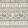 Gebreid bouclé ikat-patroon – grijs/wit,  thumbnail number 1