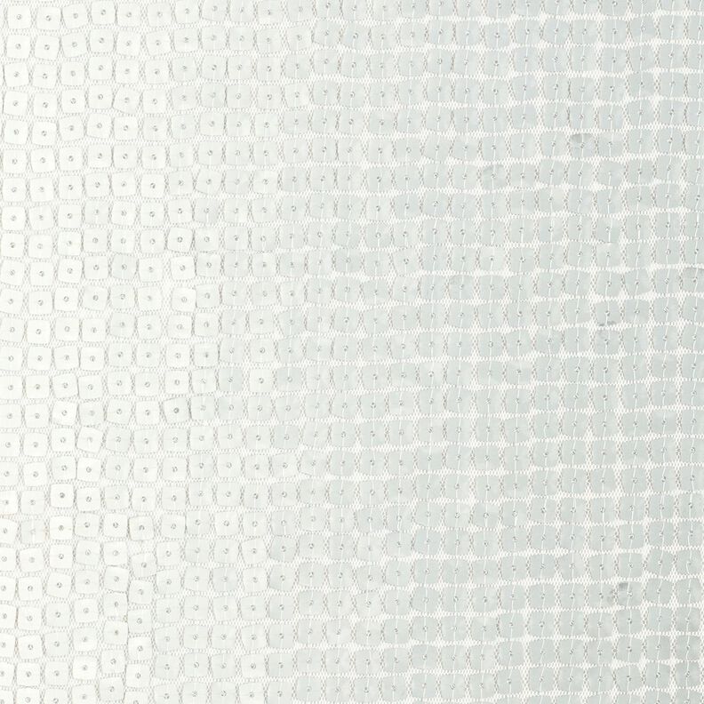 Paillettenstof vierkanten – zilver metallic,  image number 1