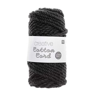 Creative Cotton Cord [5mm] | Rico Design – zwart, 