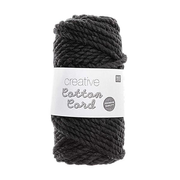 Creative Cotton Cord [5mm] | Rico Design – zwart,  image number 1