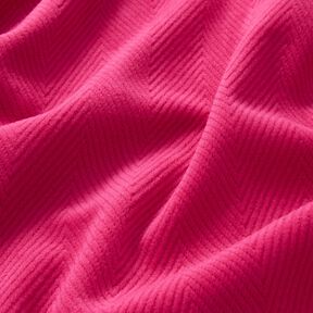 Mantelstof brede visgraat – intens roze, 