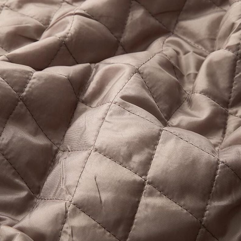 Gewatteerde voering Rhombus – taupe,  image number 3