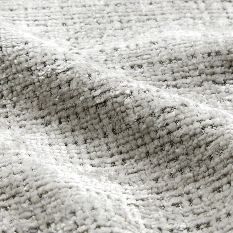 Bekledingsstof Chenille Effen – zilvergrijs,  image number 2
