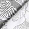 Decostof Jacquard grote ginkgo &ndash; graniet/ivoor,  thumbnail number 4
