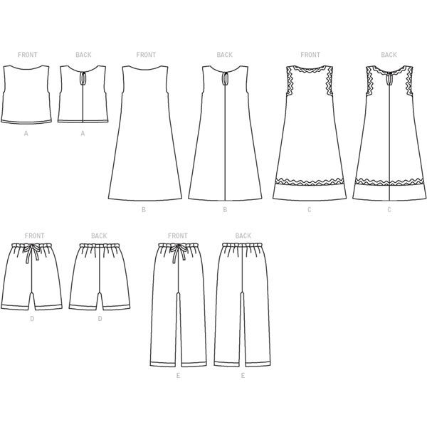Meisjesjurk /broek, Butterick 3860|140 - 158, image number 6