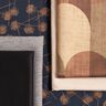 Verduisteringsstof abstracte bogen – kaneel/koper,  thumbnail number 5