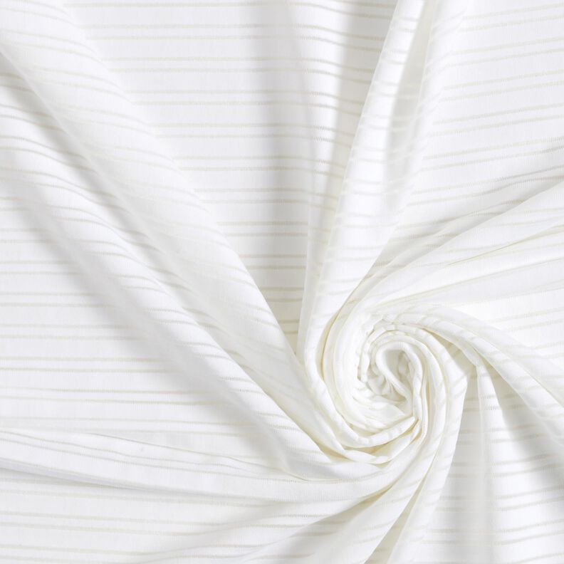 Etskant jersey strepen – wit,  image number 3