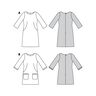 Jurk, Burda 6149 | 34-44,  thumbnail number 8
