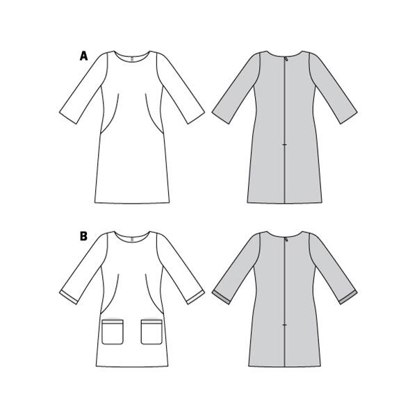 Jurk, Burda 6149 | 34-44,  image number 8