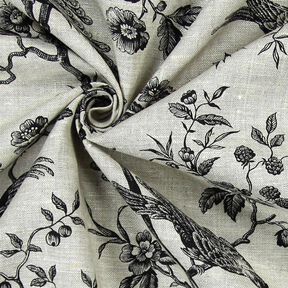 Decolinnen Vogels – zwart, 