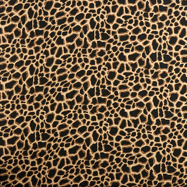 Viscosestof luipaardpatroon – beige/zwart, image number 1