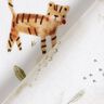 Katoenpopeline Jungledieren Digitaal printen – wit/anemoon,  thumbnail number 4