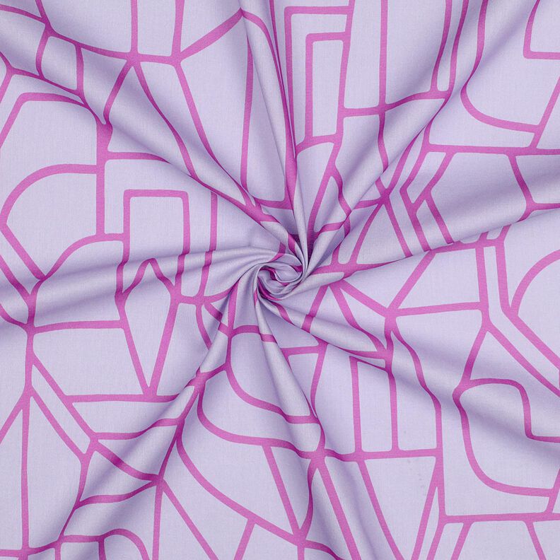 Katoen voile Town | Nerida Hansen – lila/purper,  image number 3